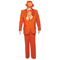 Men's Formal Adult Deluxe Tuxedo w/o Shirt, Orange