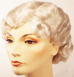 1920's Mae West Skin Part Wig
