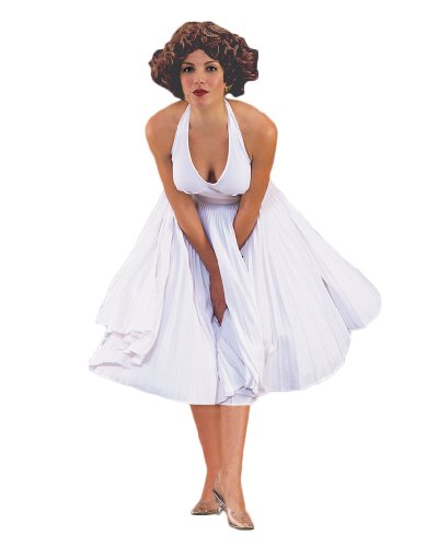 Marilyn Monroe Costume / 60's White Halter Dress S (34)