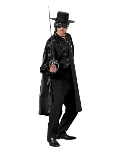 Adult Deluxe Quality Gothic Bandido Zorro Bandit Masked Man Halloween  Costume