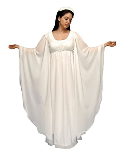 Angel Costume / Goddess / Fairy Costume / Biblical / Religious / White Chiffon or Velvet Velvet / L Angel Costume / Goddess / Fairy Costume / Biblical / Religious / White Chiffon or Velvet Velvet / L