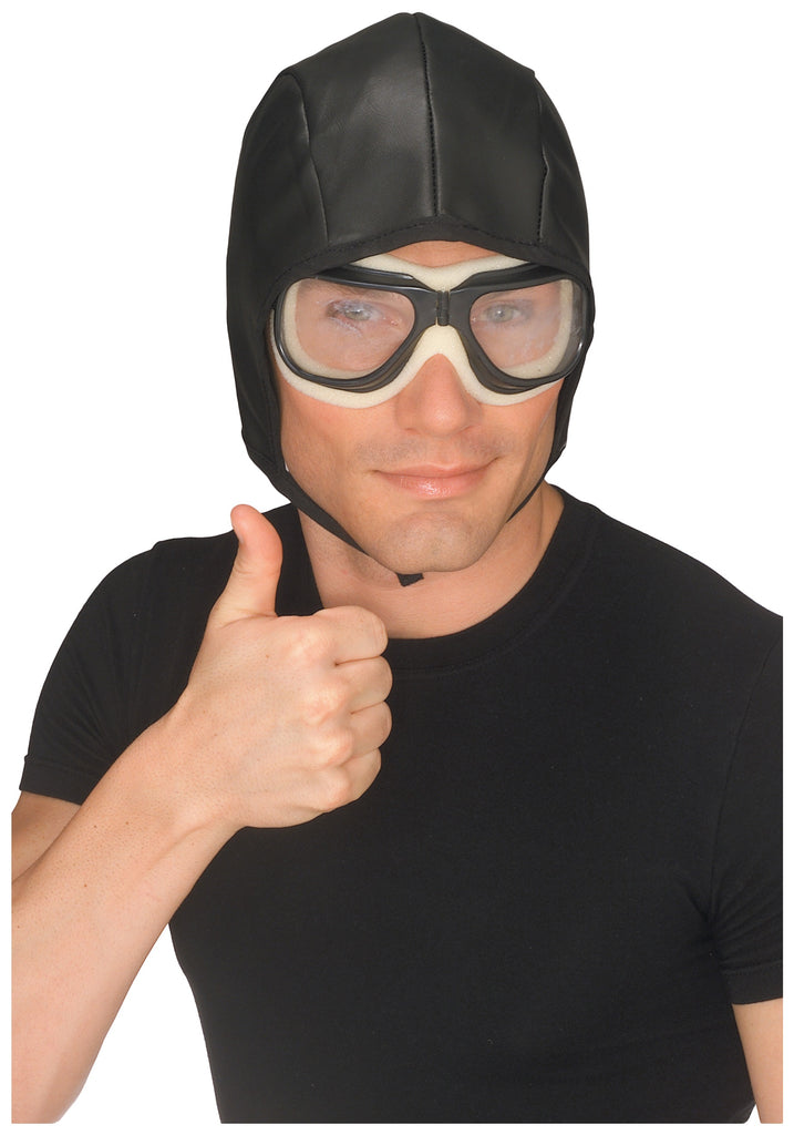 aviator helmet with goggles Creative Costuming Theater and Halloween Costume Rental and Purchasing