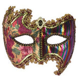 Mardi Gras Costume Half Mask