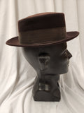 Porkpie Hat  / Deluxe / 100% Wool / Black / Brown / Grey