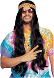 Long Hippie Wig with Headband
