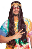 Long Hippie Wig with Headband