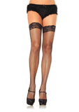 Thigh High Fishnet w/Lace Top  Stay Up Lycra