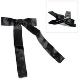Black Colonel String Tie