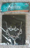 Bat Necklace & Earrings