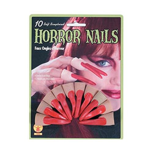 Halloween Holiday Black Horror Nails
