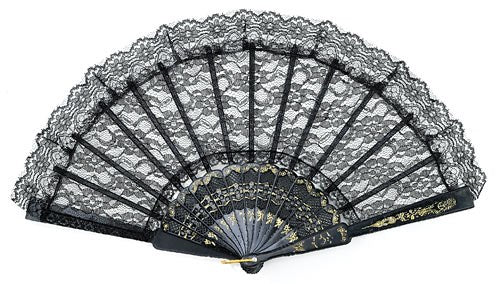 Folding Lace Fan