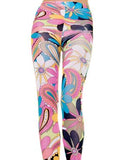Vintage Flower Print Tights
