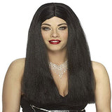 Long Parted Wig / 20" / Black or Blonde