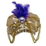 Swami Turban / Metallic / Arabian Princess Hat