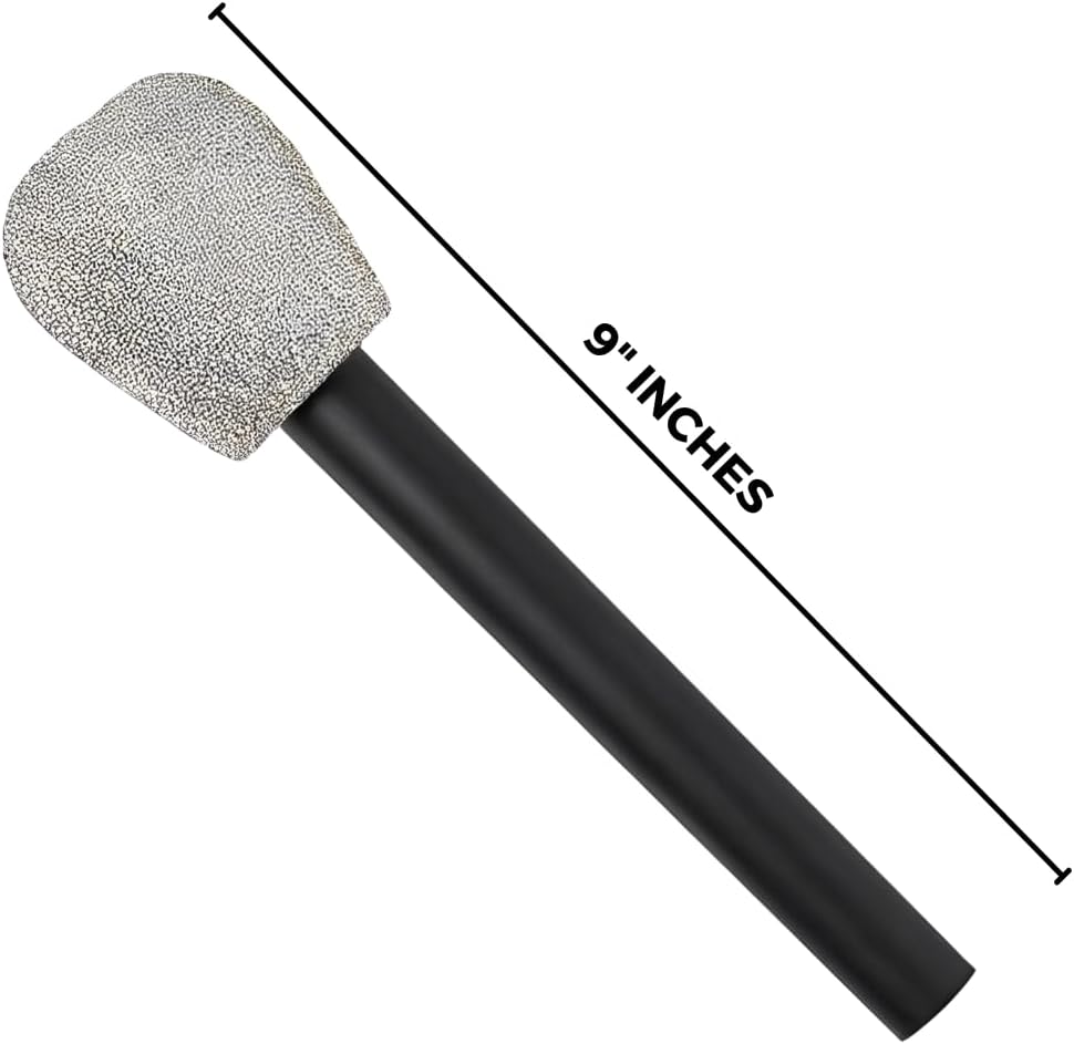 Glitter Faux Microphone