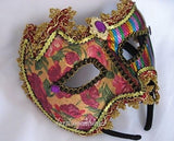 Mardi Gras Costume Half Mask