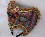 Mardi Gras Costume Half Mask