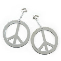 Hippie Peace Sign Earrings
