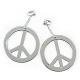 Hippie Peace Sign Earrings