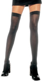 Opaque Nylon Thigh High Stockings