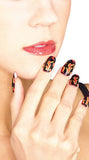 Red Devil Flame Nails