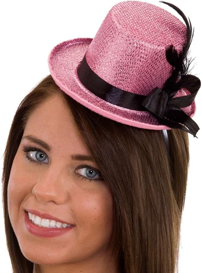 Mini Glitter Top Hat Headband