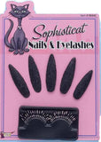 Cat Nails and Eyelashes