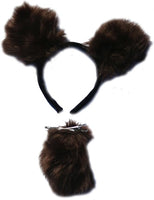 Brown Bear Ears and Tail