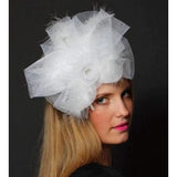 White Flower Fascinator