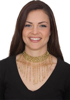 Gold Beaded Choker