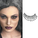 Gothic Eyelashes Black Beads
