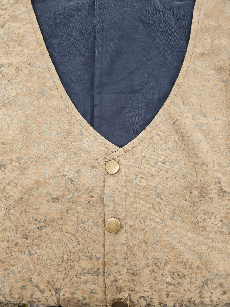 Western Velvet Brocade Vest