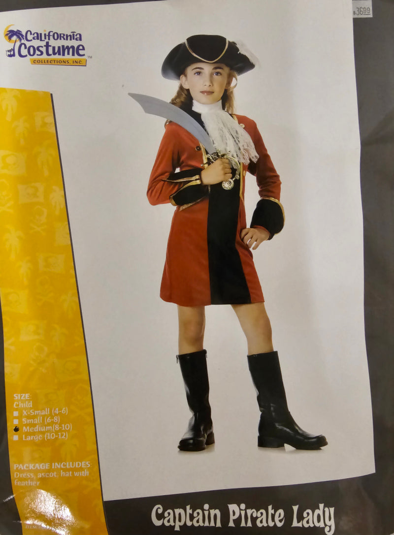Captain Pirate Lady Child Child M