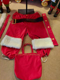 Professional Santa Suit / Custom Made  / Deluxe Velvet / 4 in 1 suit