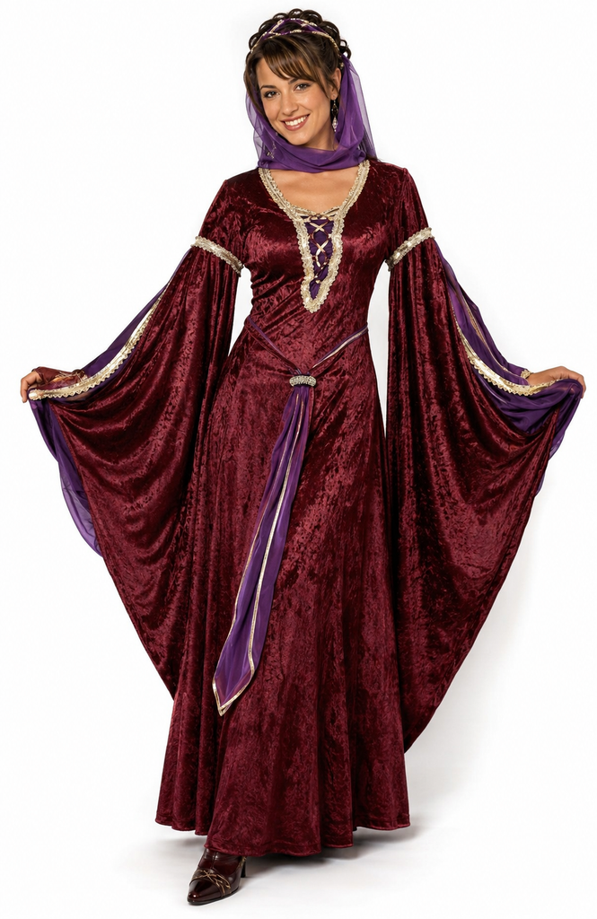 Medieval Queen Costume / Renaissance Faire Costume / Enchantress of Camelot