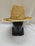 Tall Woven Straw Cowboy Hat