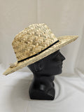 Wide Woven Straw Cowboy Hat