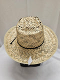 Wide Woven Straw Cowboy Hat