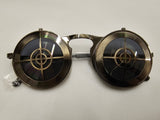 Steampunk Bullseye Flip Up Sunglasses