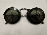 Steampunk Bullseye Flip Up Sunglasses