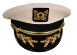 Commodore Hat / Navy Officer Hat / Deluxe / White