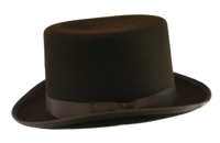 Top Hat / Deluxe / Wool / Black / White / Topper Hat / 5