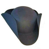 Tricorn Hat /  Deluxe / Black / 3"