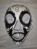 Day of the Dead Mask  Full Face White Sugar Skull Mask