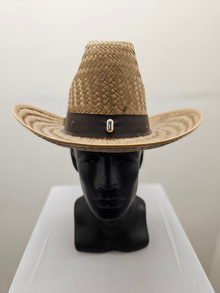 High Crown Straw Cowboy Hat