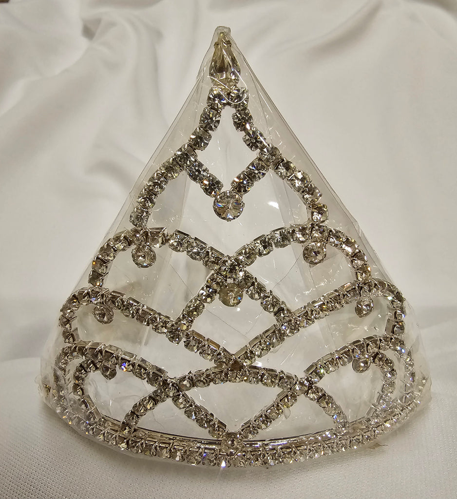 Rhinestone Tiara Silver