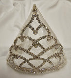 Rhinestone Tiara Silver