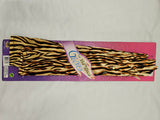 Ladies 20.5" Long Velvet  Animal Print Glove