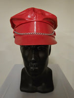 Pink Biker Hat with Chain