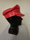 Pink Biker Hat with Chain
